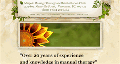 Desktop Screenshot of marpolemassageandrehab.com